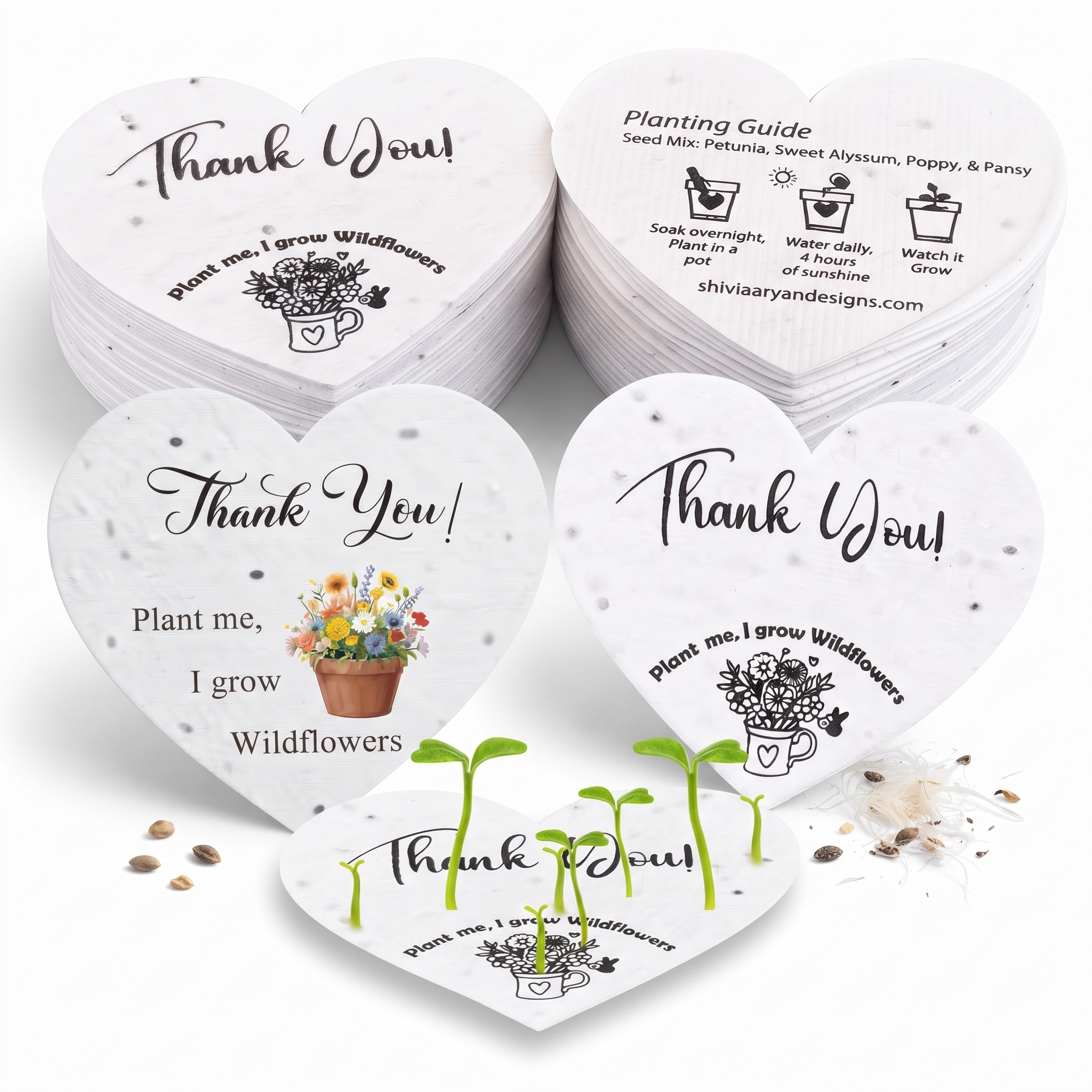Plantable Seed Paper Favors
